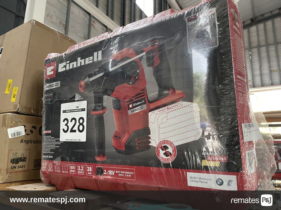 Rotomartillo electroneumático Einhell inalámbrico rojo