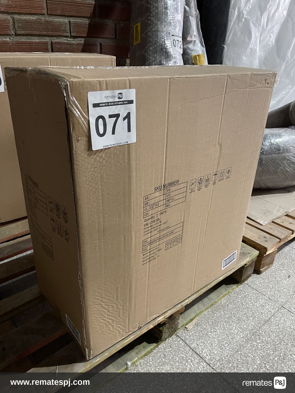 Papelero con Pedal 30L 29 x 65