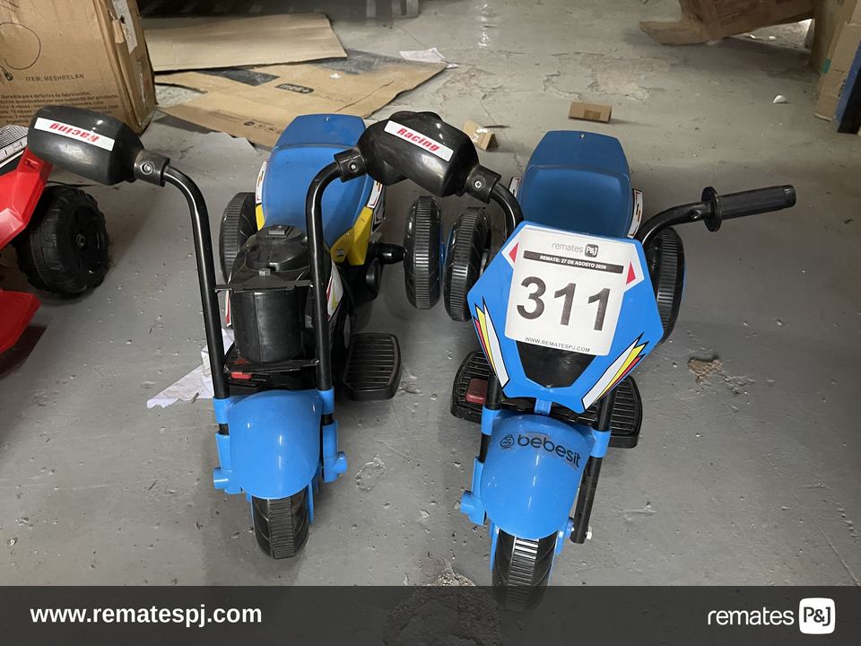 Moto elétrica Cross azul Bebesit