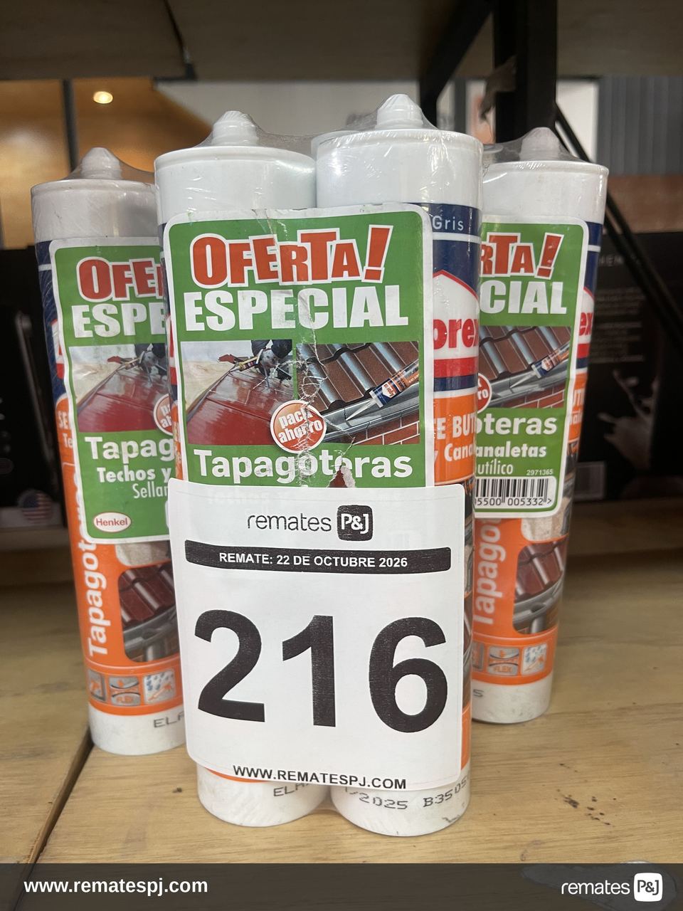 Silicona Tapagoteras Sellador Butílico Pack x 2