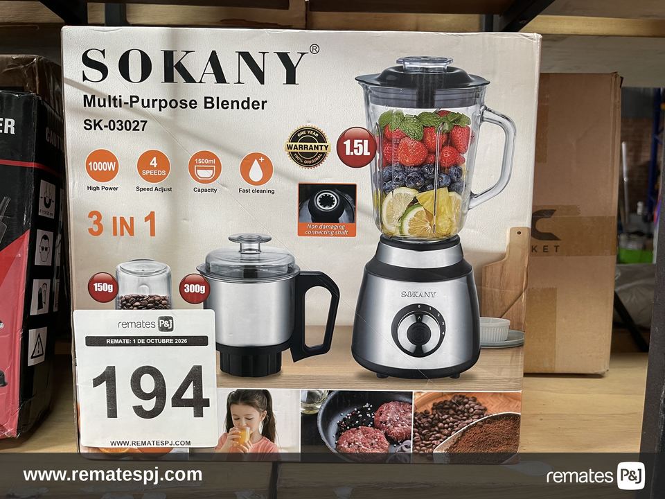 Kit de Artículos para cocina (Licuadora + Set de Sartenes)