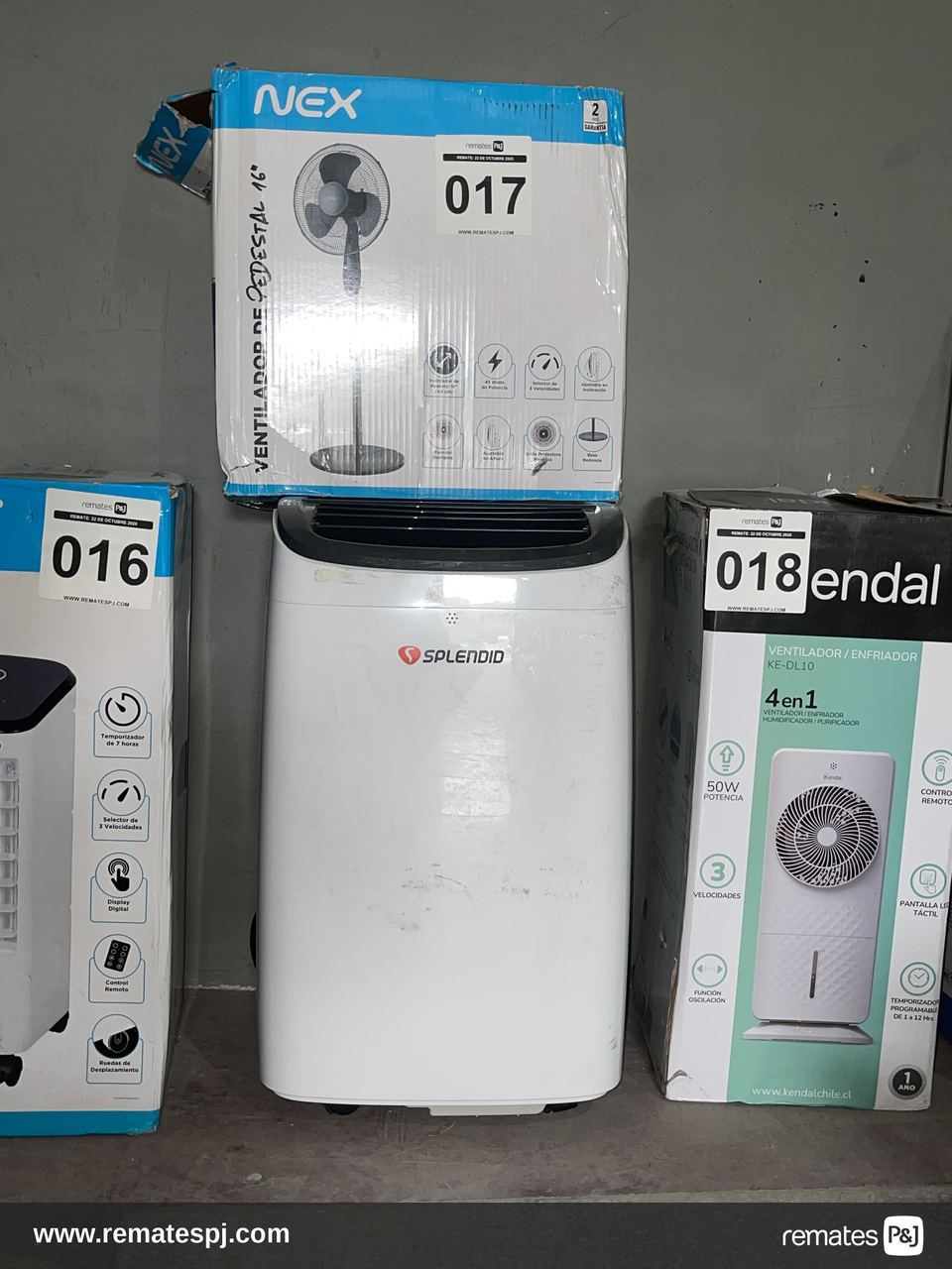 Ventilador de Pedestal NEX 16" + Aire acondicionado Portátil Splendid