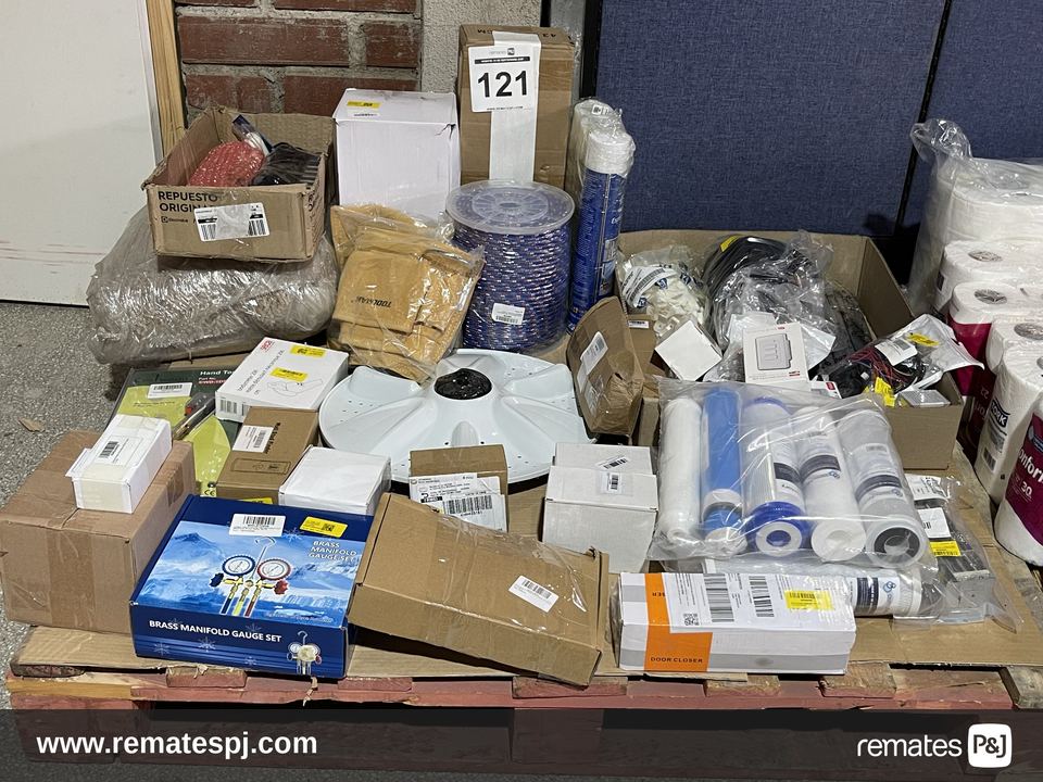 PALLET VARIEDAD DE ARTICULOS DE FERRETERIA