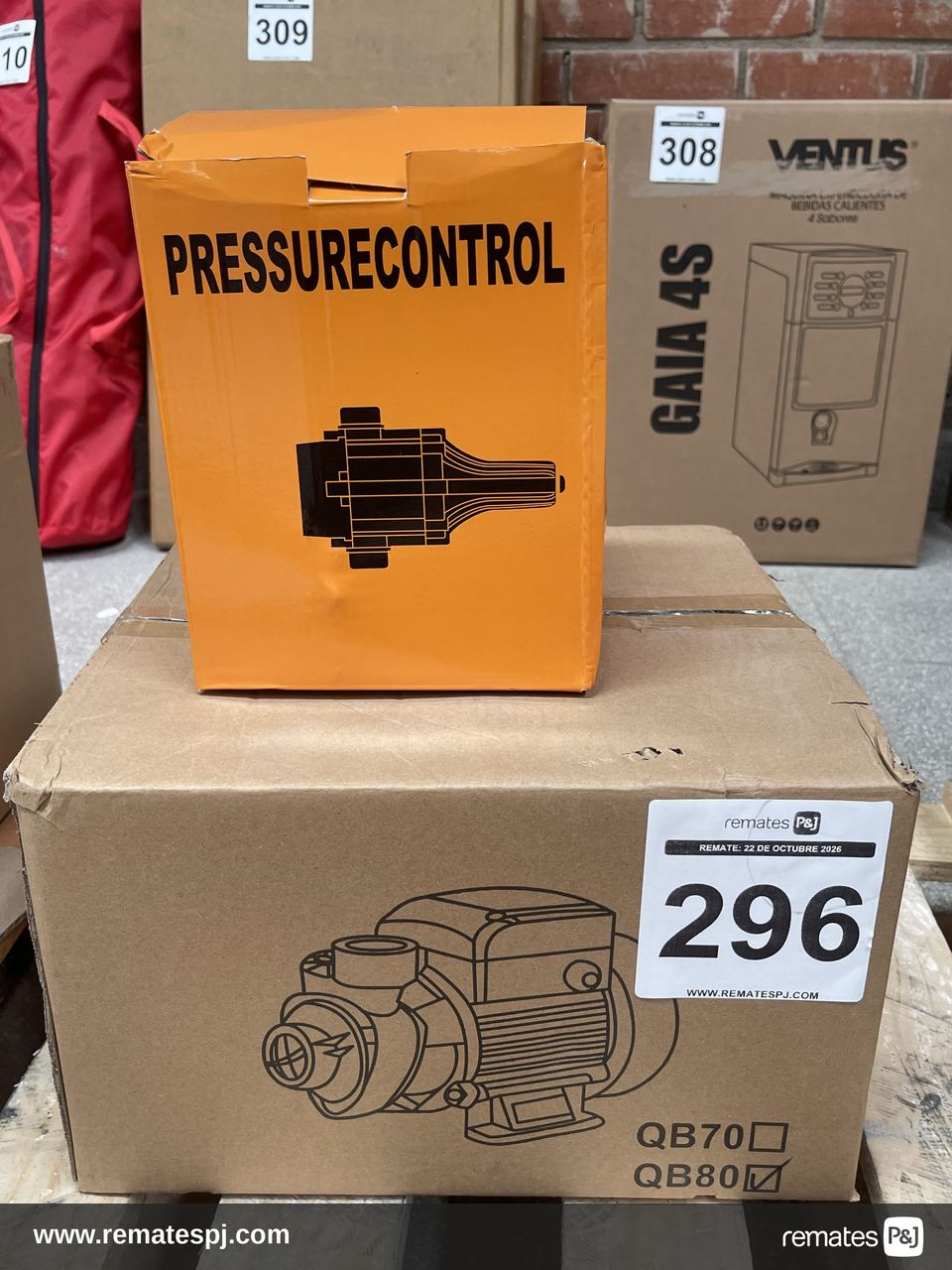 Bomba de Agua Centrifuga + Control de Presurización
