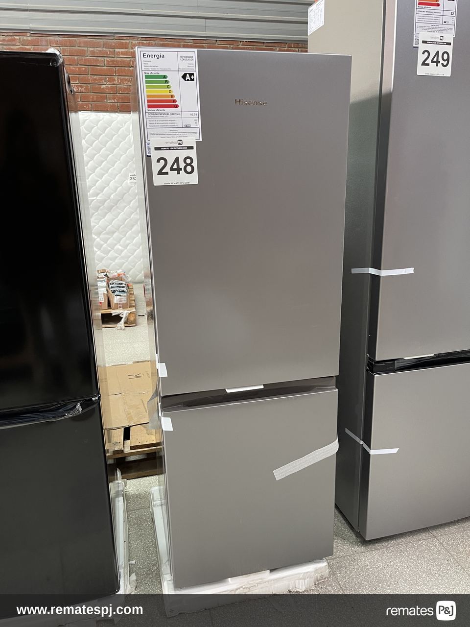 REFRIGERADOR HISENSE SILVER 165L
