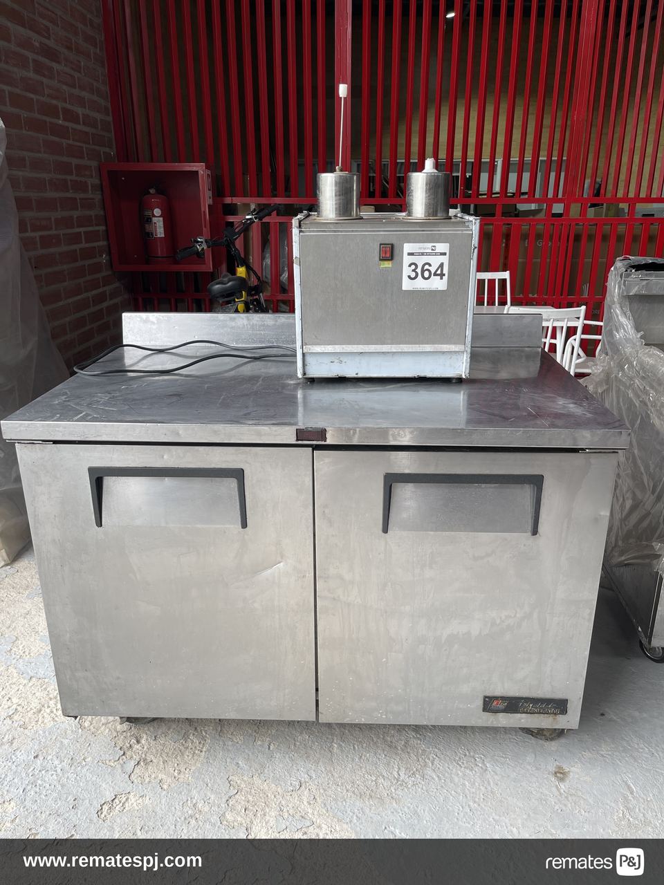Mespon refrigerador industrial de dos puertas
