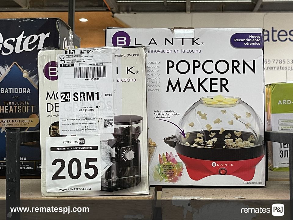 Maquina moledora de Granos de Café + Maquina Crispetera Banik