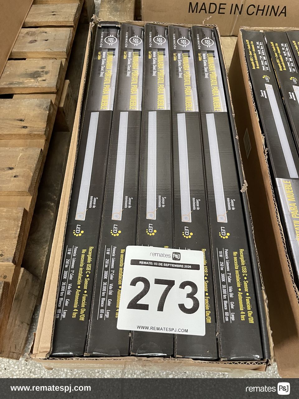 Lampara Portatil para Mueble Interior Luz calida