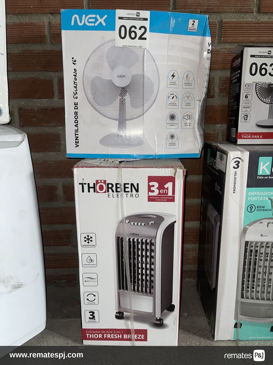 Ventilador de Escritorio 16" NEX + Enfriador de Aire THORBEN ELEKTRO 3 en 1