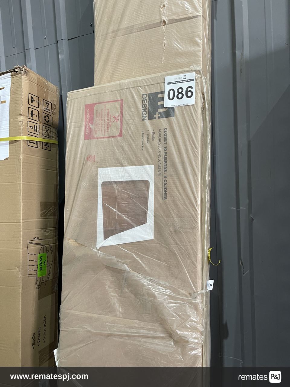 CLOSET 10PTA 4CJ LAGOS 235X45X183 ACACIA