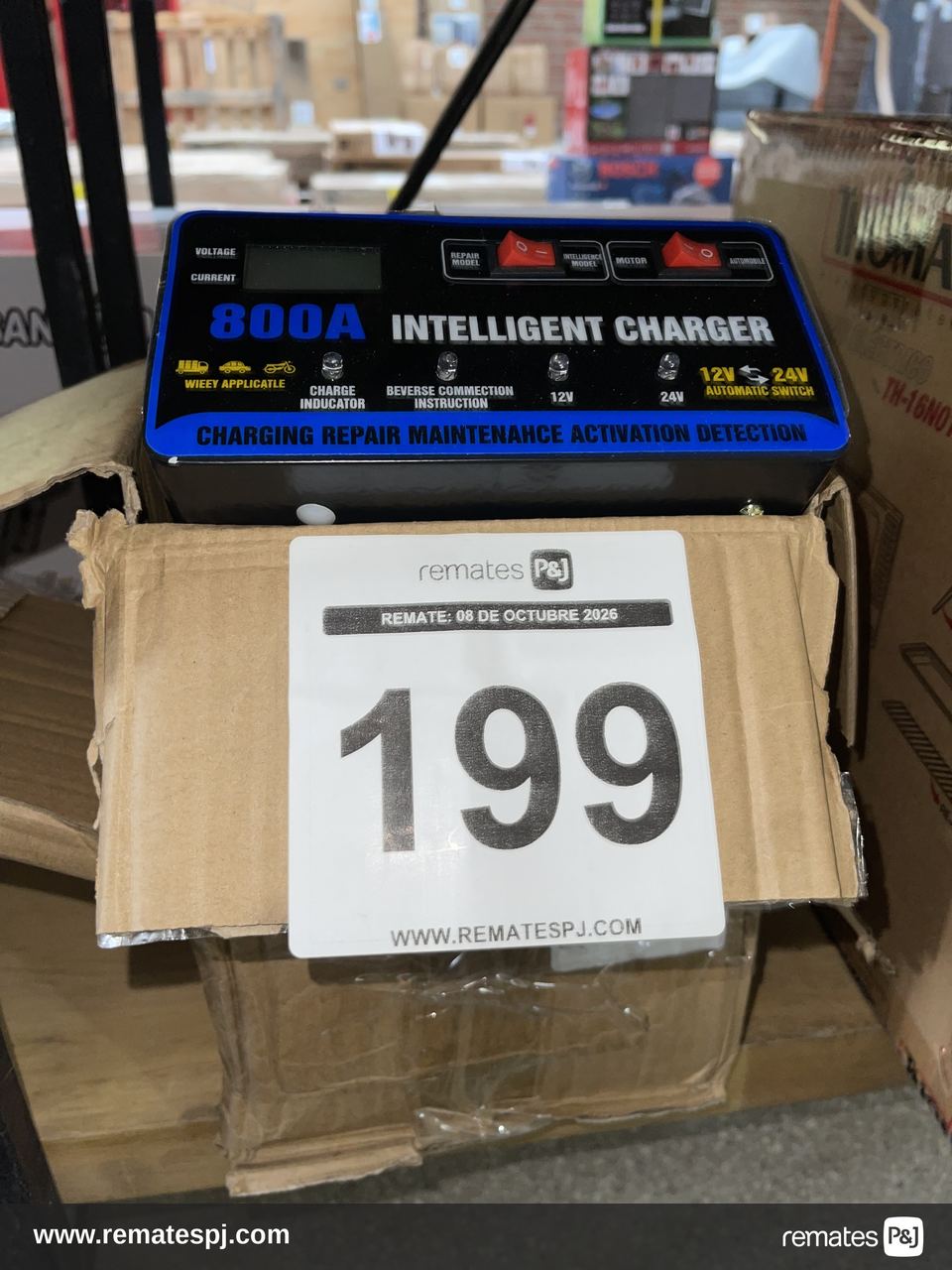 Cargador Auto Carga Rápida 120w - 800A