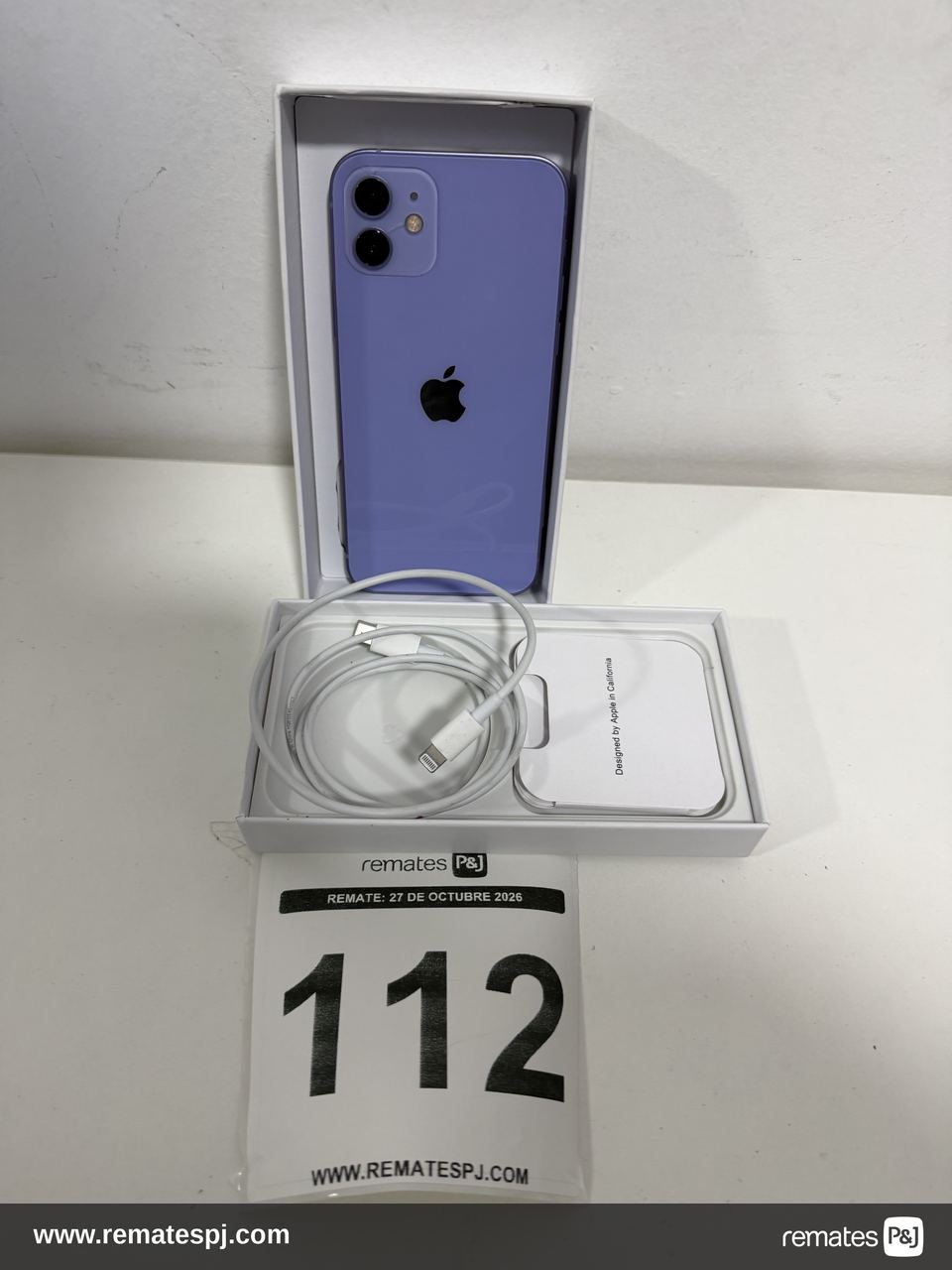 Apple iPhone 12 128 GB Púrpura - Reacondicionado
