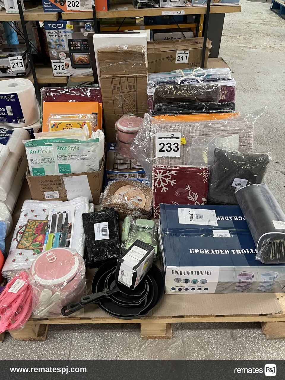 PALLET VARIEDAD DE ARTICULOS PARA EL HOGAR