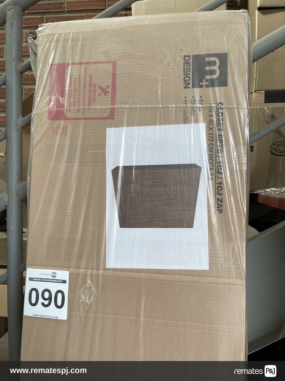 CLOSET 6PTS/1CJ/1ZAP 138X40X177 MOCA 3.0