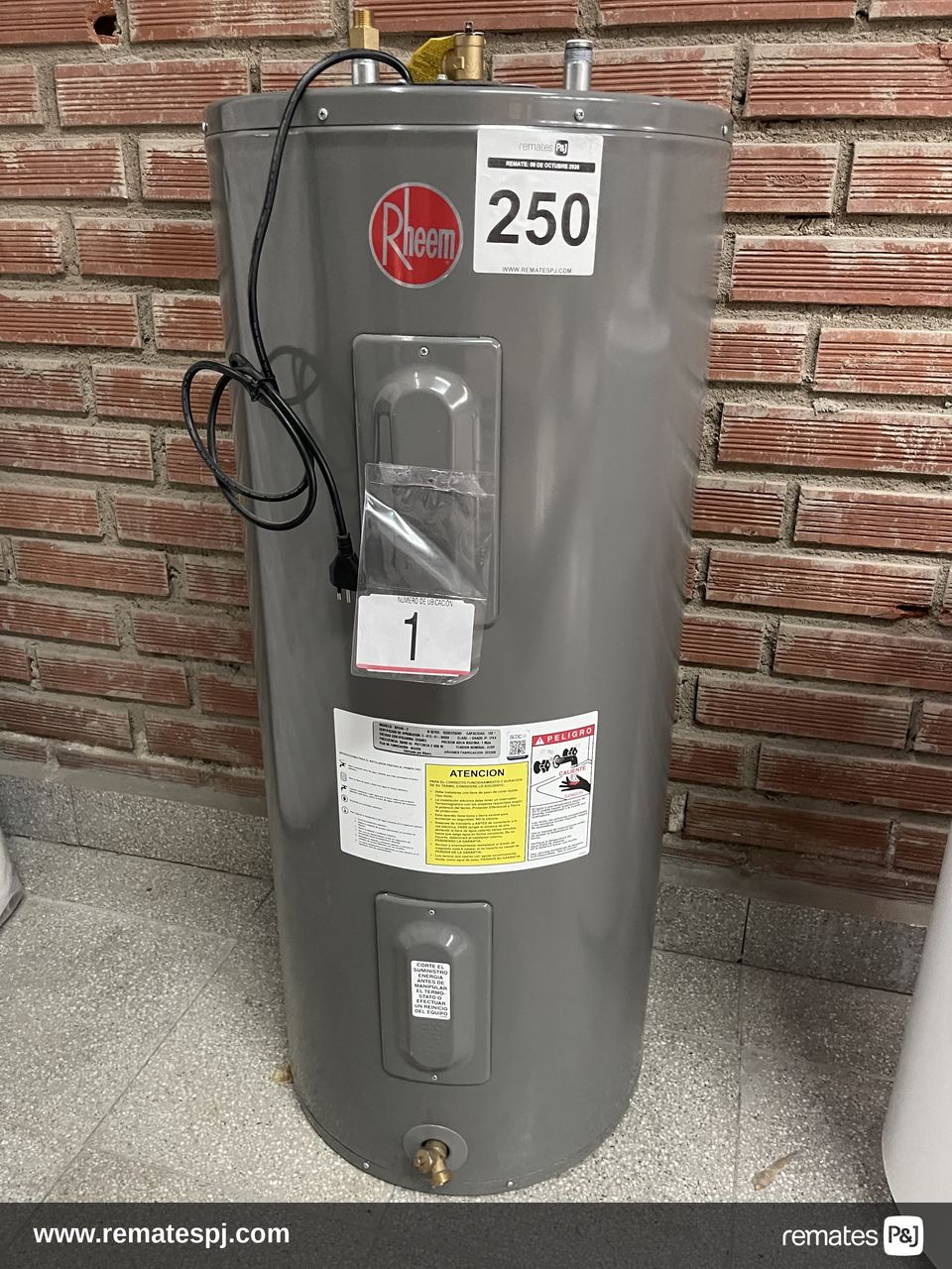 Termo electrico de 152 litros RHEEM