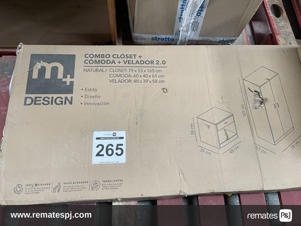 COMBO CLOSET   COMODA   VELADOR 2.0