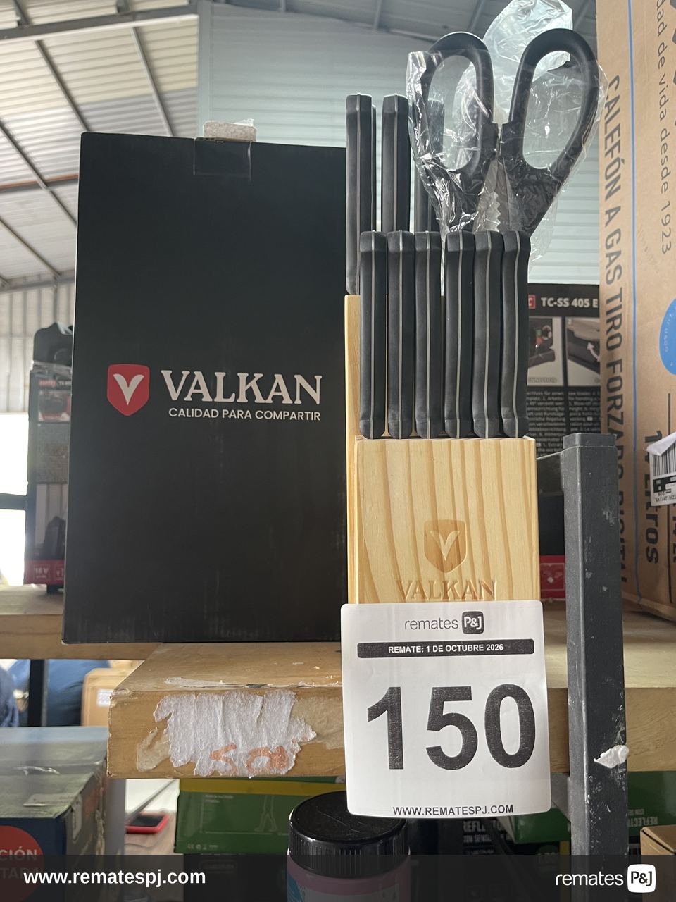 Set de Cuchillos 14 piezas Acero Inox VALKAN