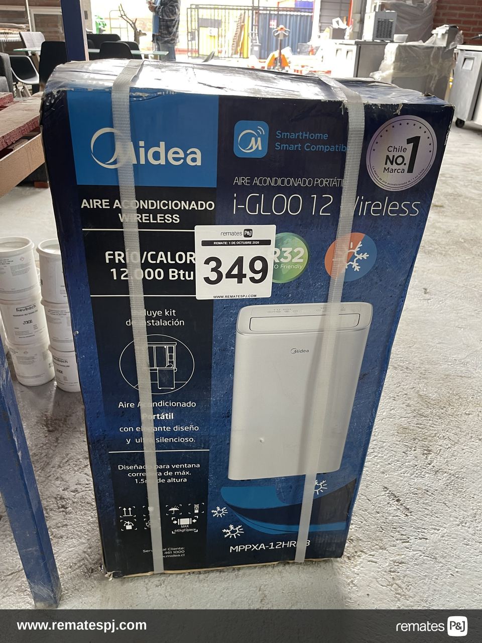 Aire acondicionado Frío/Calor 12.000 BTU Midea