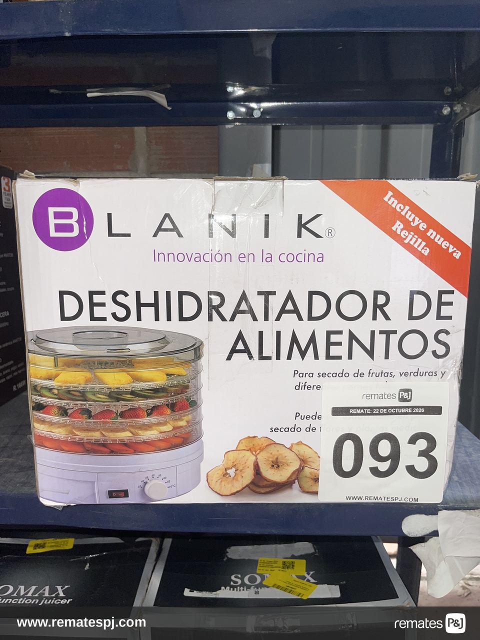 DESHIDRATADOR DE ALIMENTOS