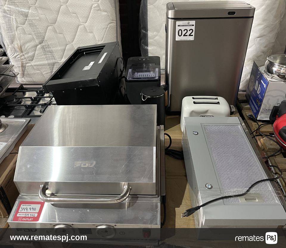 Pallet variedad de Electrodomesticos y Articulos para cocina (con detalle)