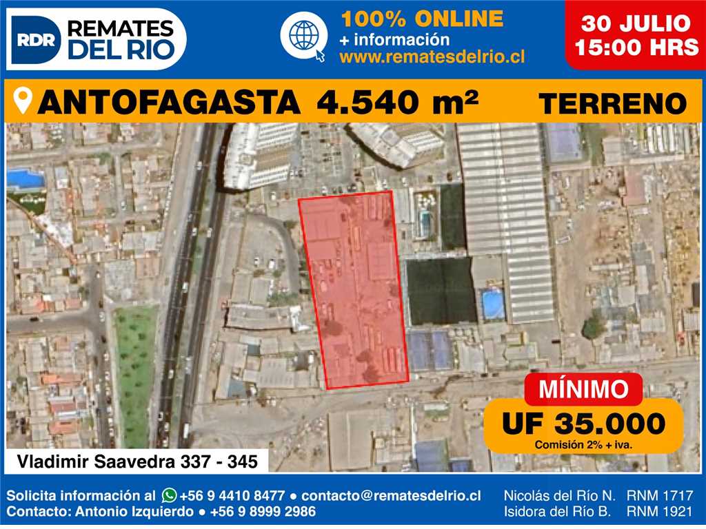 Vladimir Saavedra 337-354, Antofagasta