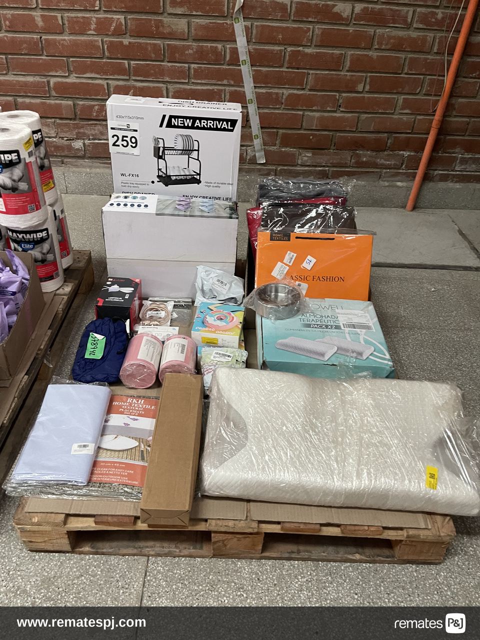 PALLET VARIEDAD DE ARTICULOS PARA EL HOGAR