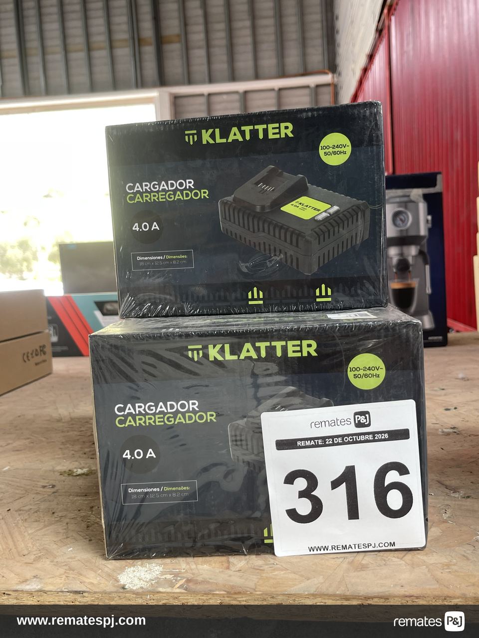 Cargador de Batería KLATTER