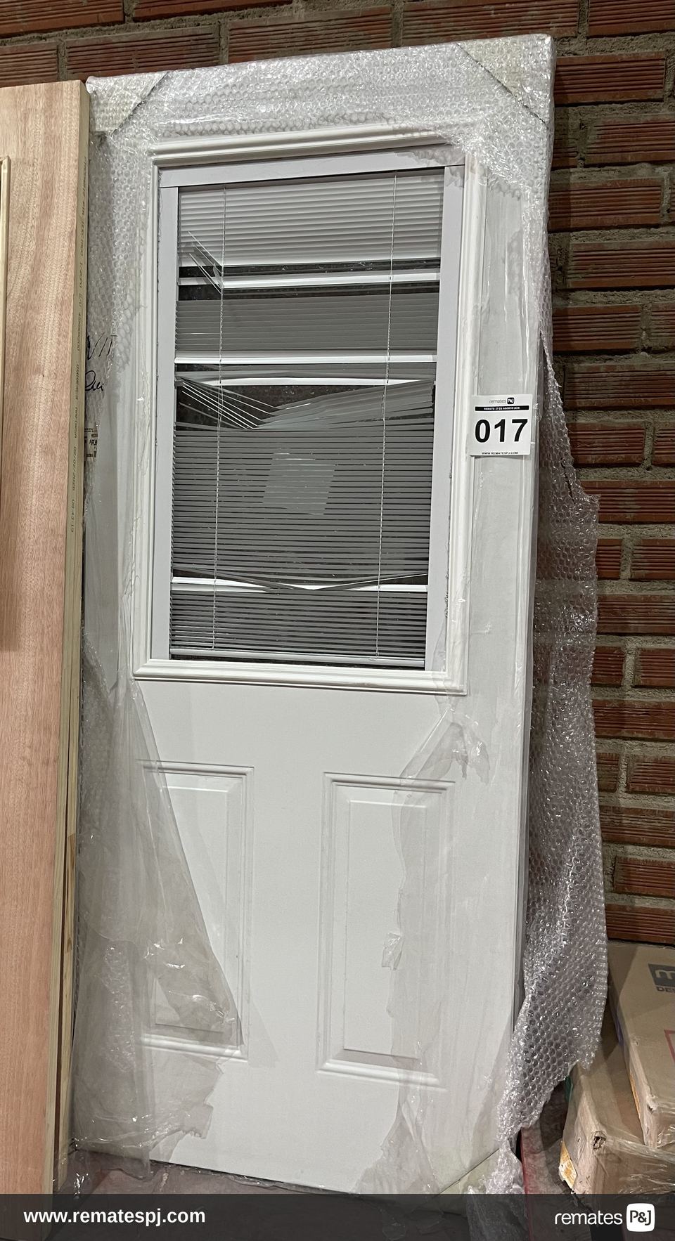 PUERTA ACERO 1 LUZ BLANCA 80X200