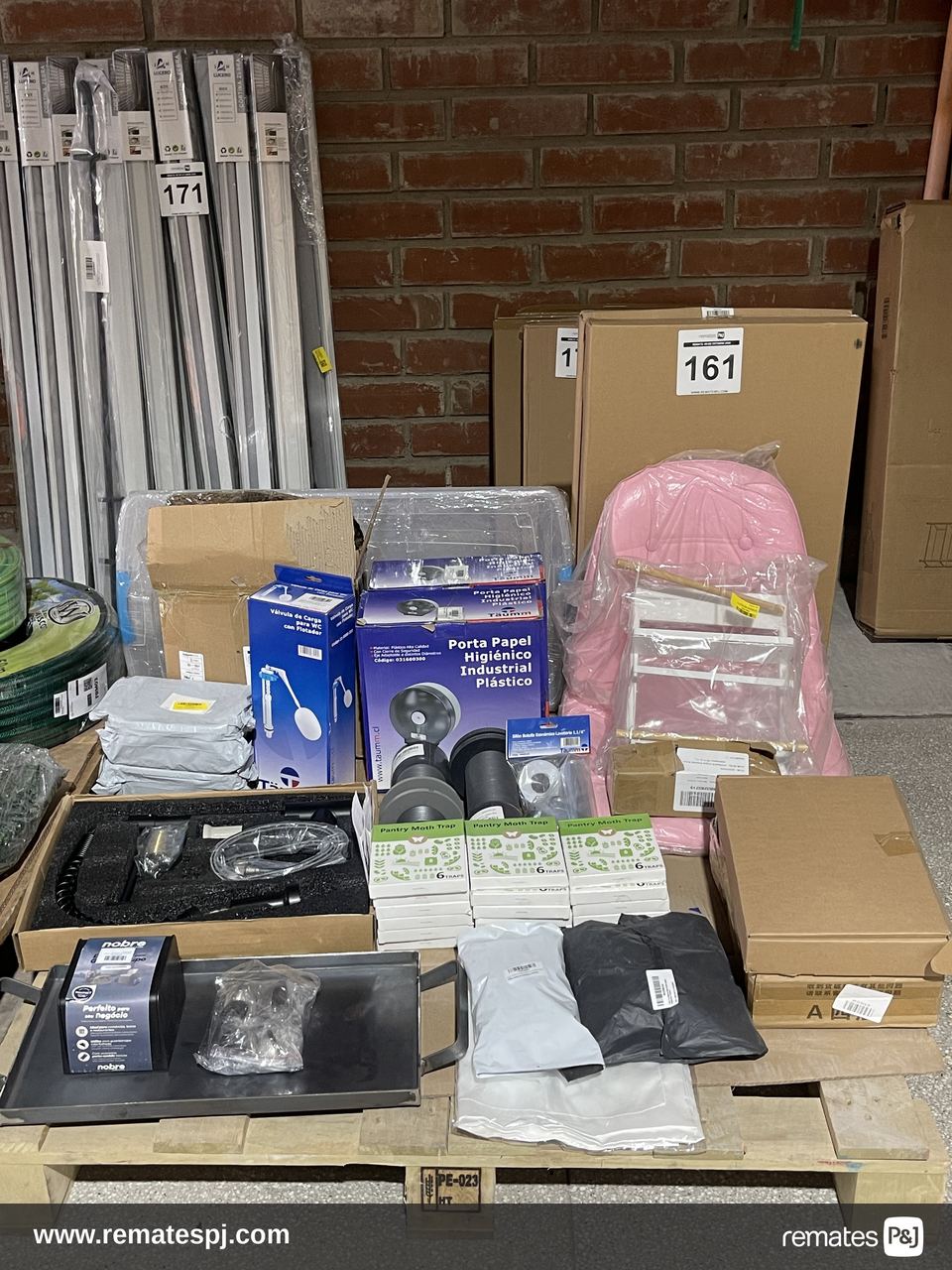 PALLET VARIEDAD DE ARTICULOS DE FERRETERIA Y HOGAR
