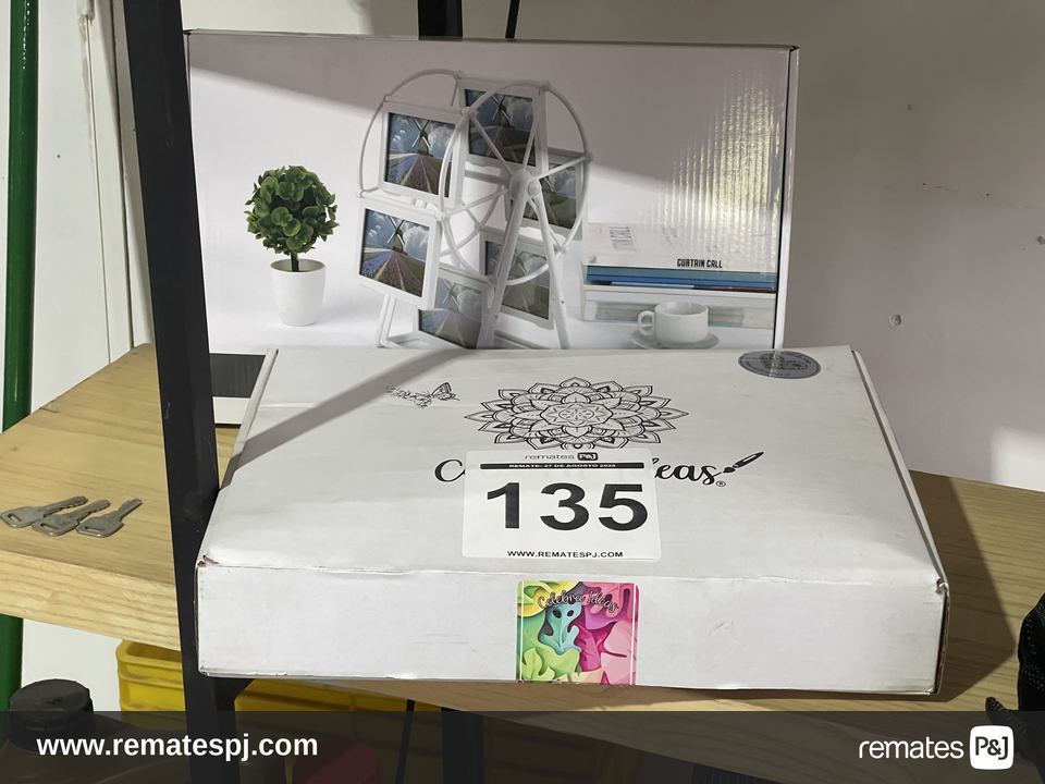 SET ARTE PINTURA ACUARELA + PORTA RETRATO GIRATORIO 12f meli