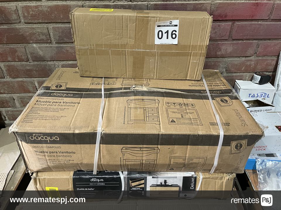 Pallet Variedad de Muebles y Accesorios para Baño