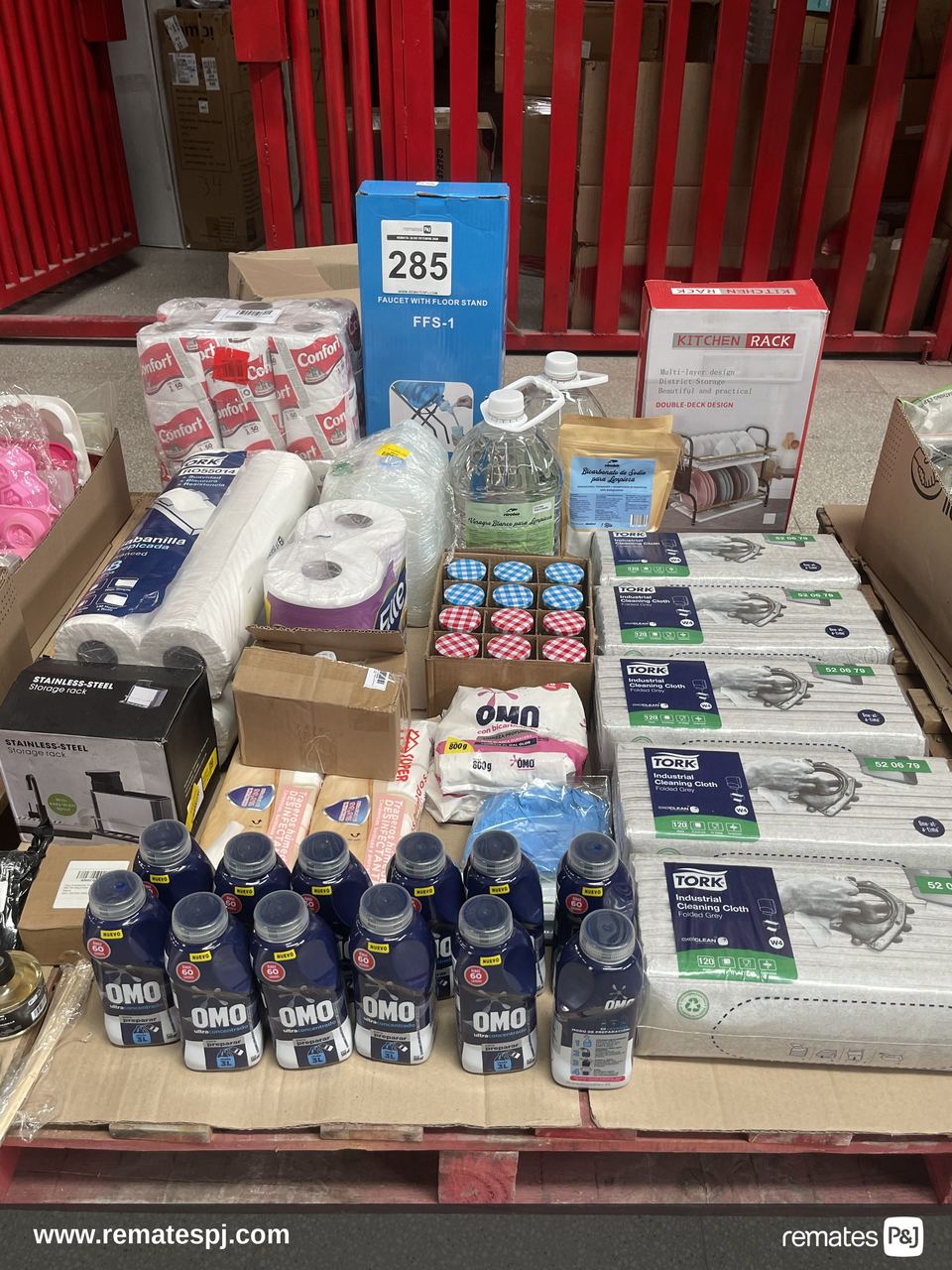 PALLET ARTICULOS PARA HOGAR Y LIMPIEZA