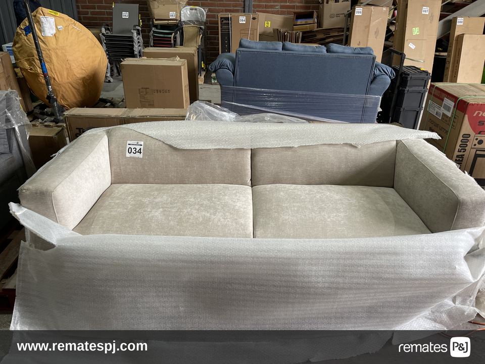 SOFA ANNA 3C 220X92X71CM BEIGE