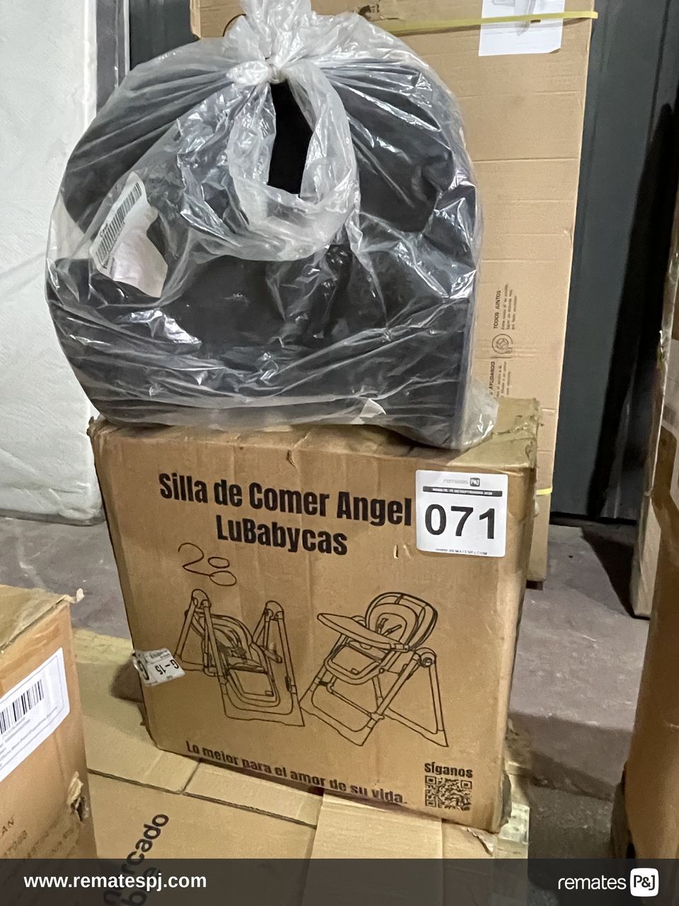 Silla de Comer Angel Lubabycas + Silla de Auto Alzador starfix Black