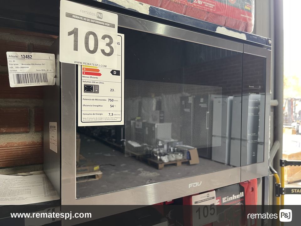 HORNO MICROONDAS INDUSTRIAL