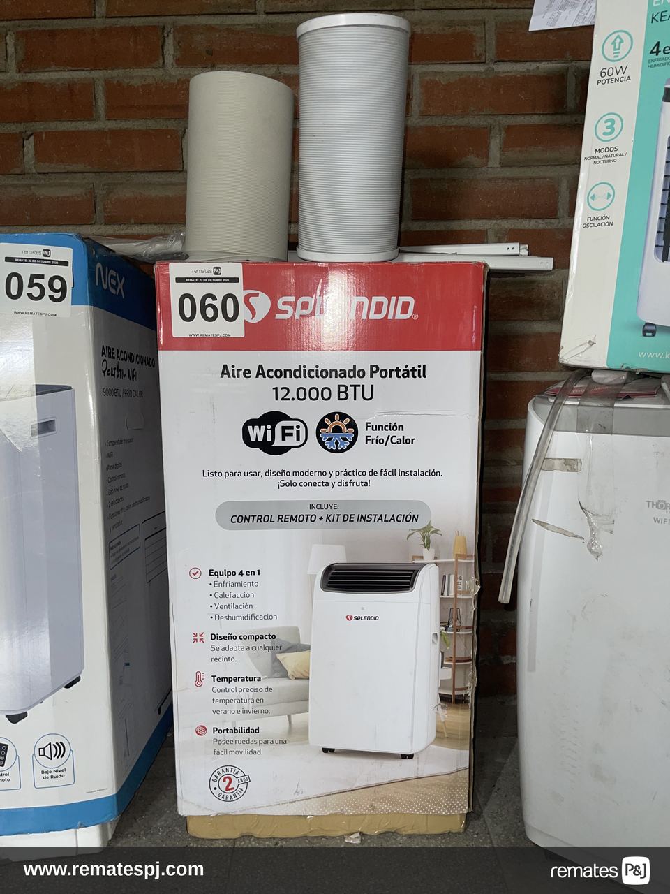 Aire Acondicionado Portátil 12000BTU SPLENDID