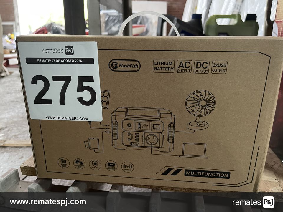Generador Solar Portátil Flashfish 200w Con Batería 39000mah Y Múltiples Salidas