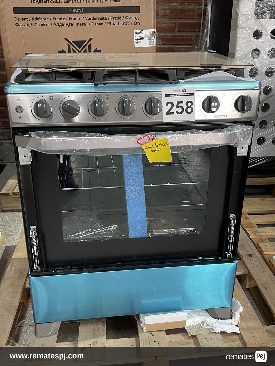 COCINA 76DXA ELECTROLUX 5Q Con detalle