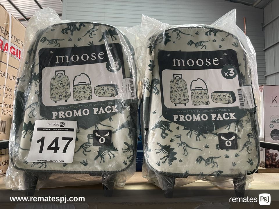 PACK ESCOLAR (MOCHILA TROLLEY - LONCHERA - ESTUCHE)