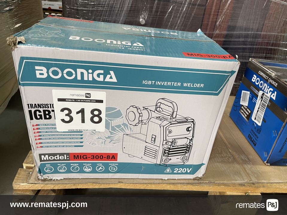 Máquina de soldar inverter MiG-300-8A Booniga