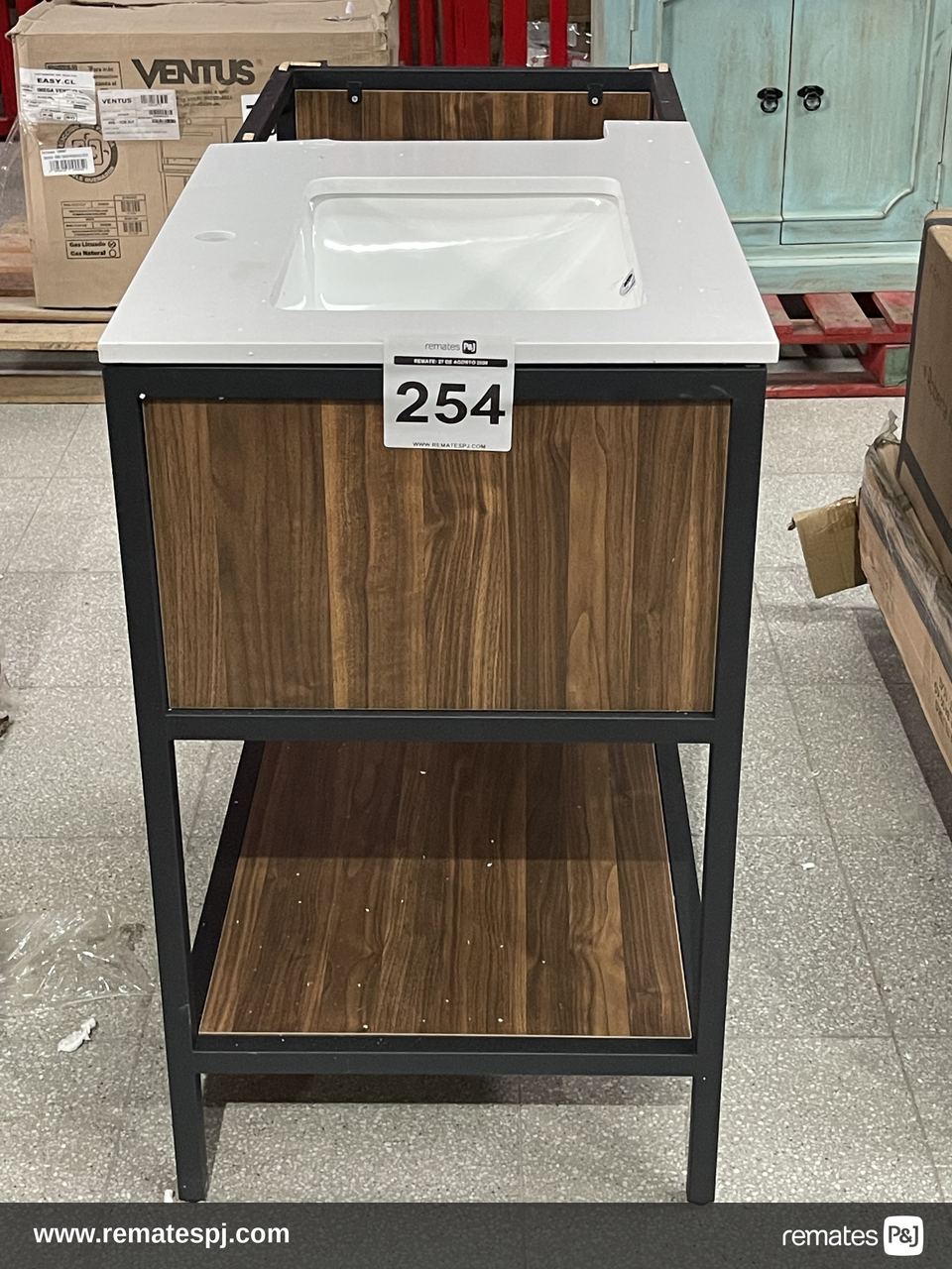 Mueble para baño 2 cajones (con detalle)
