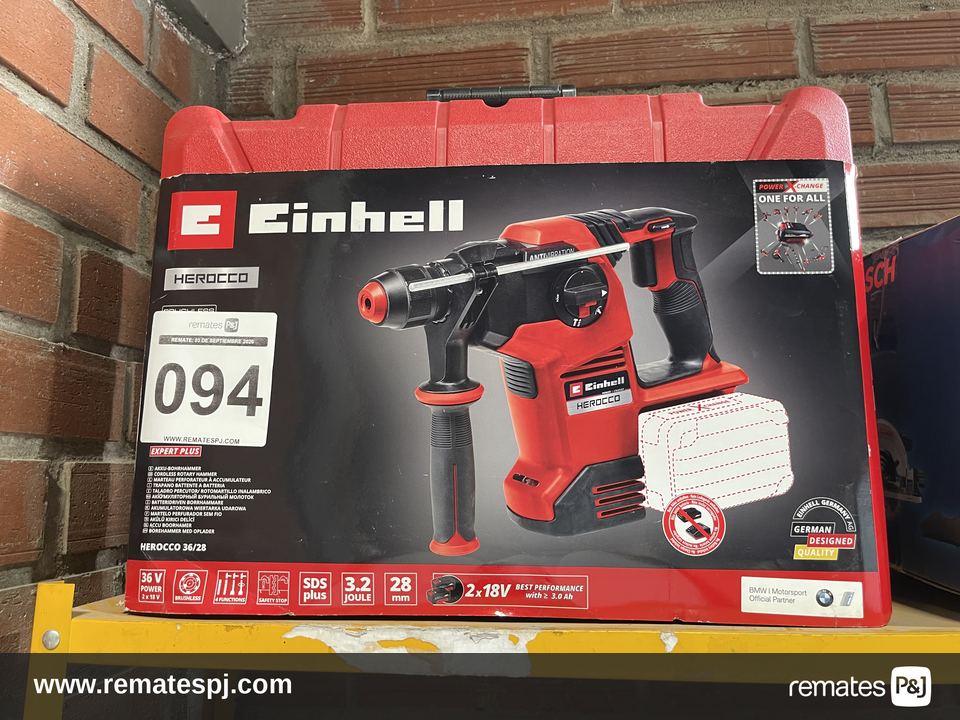 Rotomartillo Electroneumático Einhell Expert Plus Herocco 36/28 Inalámbrico Rojo