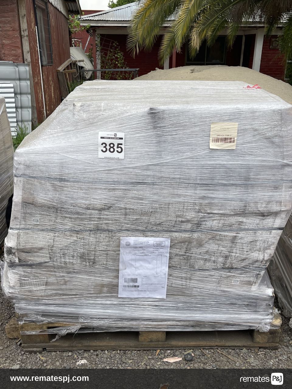Pallet cerámica muro