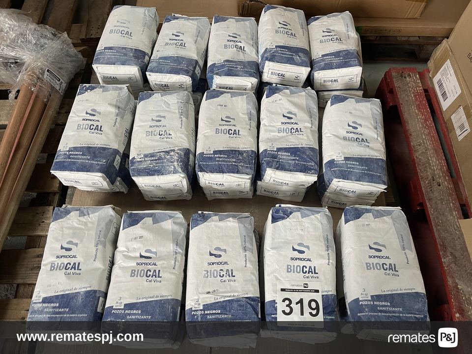 Lote de cal 3 kilos cada uno