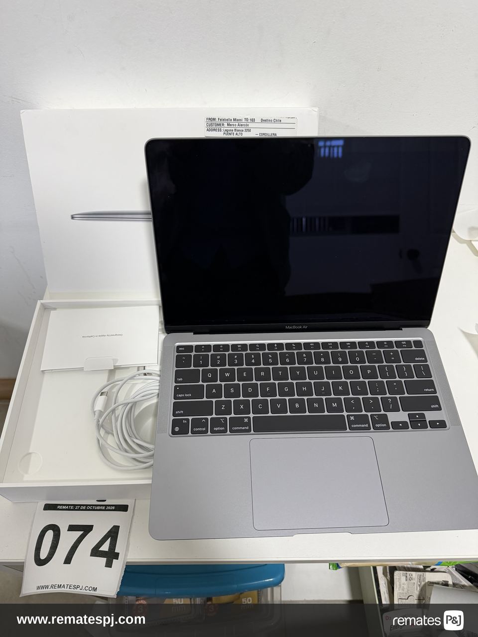 Apple MacBook Air 13.3 Chip M1 8GB RAM 256GB SSD - Gris