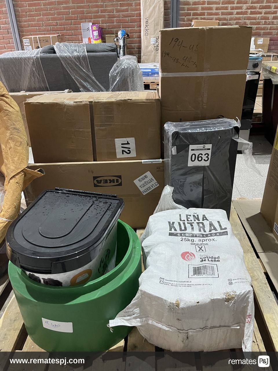 Pallet Variedad de Artículos para Hogar (Incompletos)