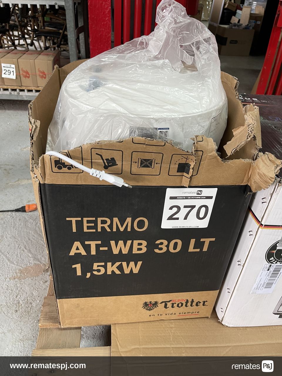 Termo Eléctrico Albin Trotter 30 Litros 1,5 kW