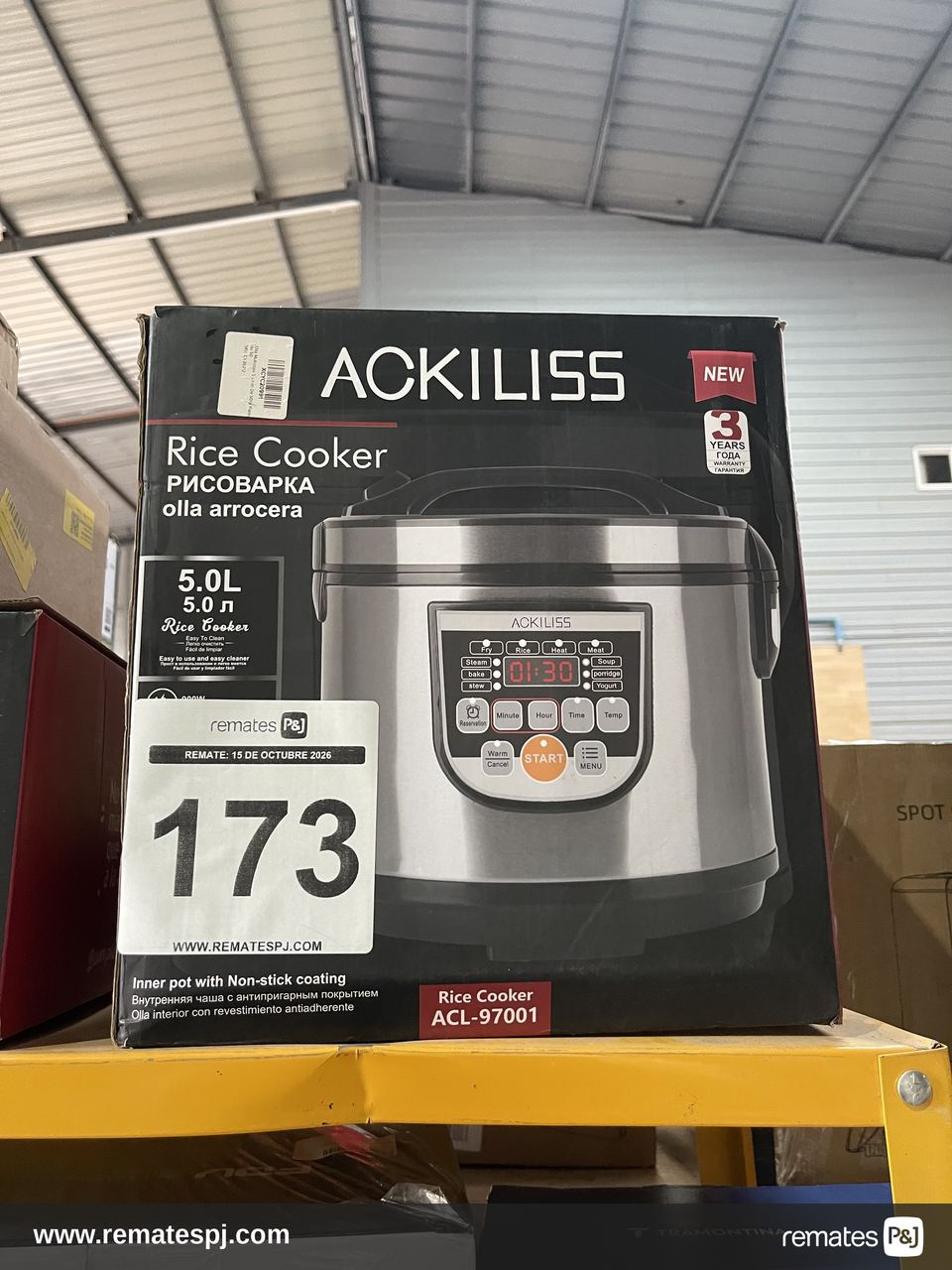 Olla Arrocera Eléctrica ACKILLIS