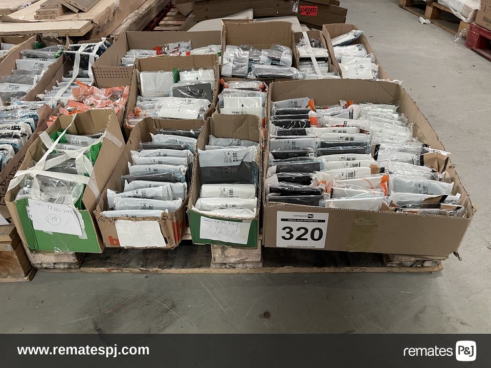 Pallet variedad de productos eléctricos