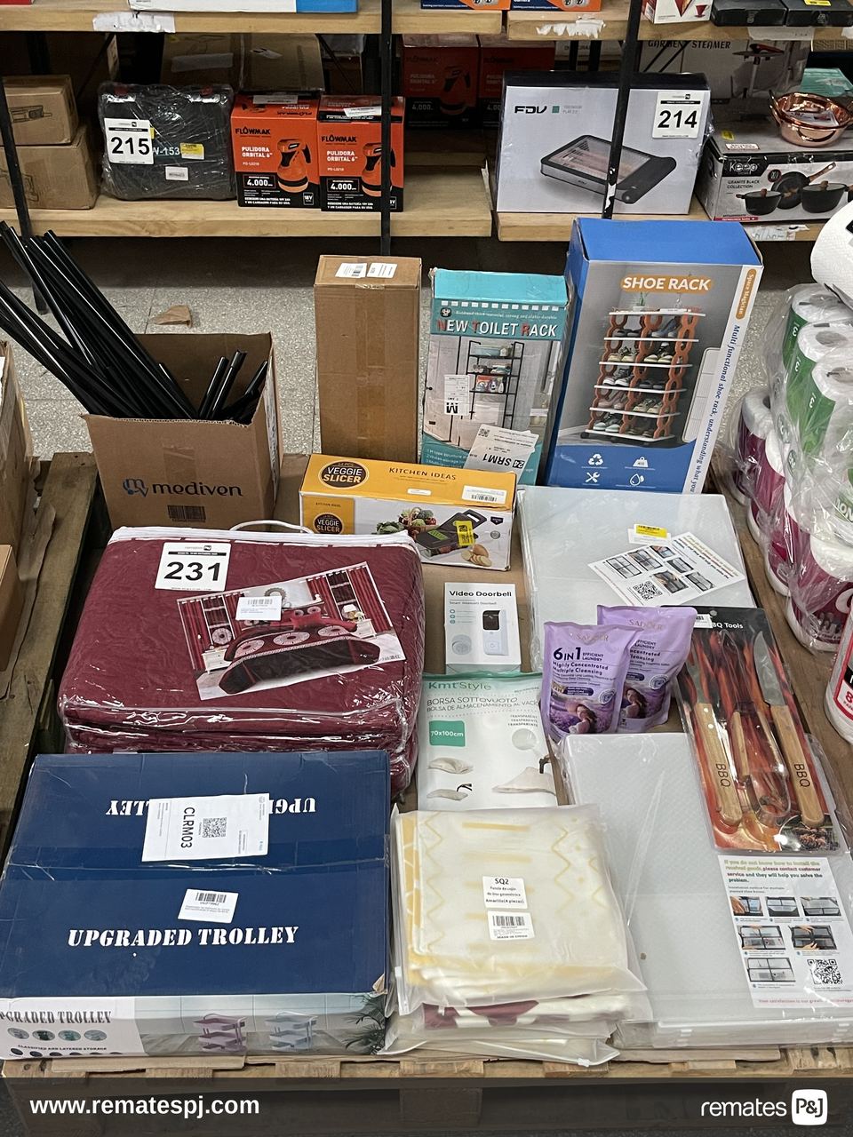 PALLET VARIEDAD DE ARTICULOS PARA EL HOGAR
